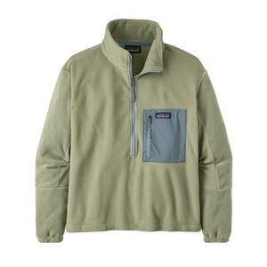 Patagonia women’s Microdini 1/2 Zip fleece mint green XS